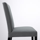 BERGMUND Chair, black/Nykvarn grey