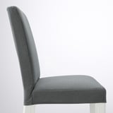 BERGMUND Chair, white/Nykvarn grey