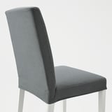 BERGMUND Chair, white/Nykvarn grey