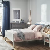 BERGPALM Duvet cover and 2 pillowcases, light pink/stripe, 200x200/50x80 cm