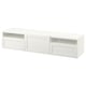 BESTÅ TV bench, Hanviken white, 180x42x39 cm