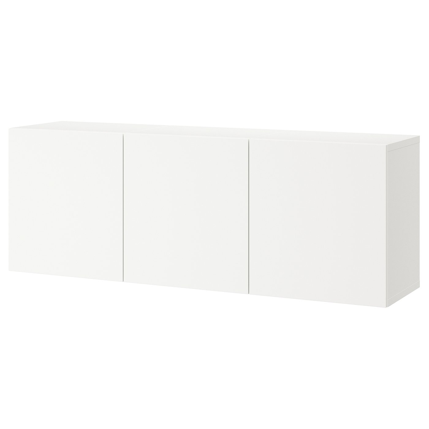 BESTÅ wall-mounted cabinet combination, white/Lappviken white, 180x42x64 cm - IKEA Malaysia