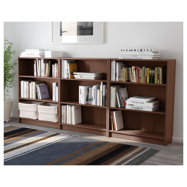 BILLY Bookcase brown ash veneer IKEA