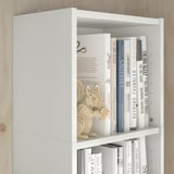 BILLY Bookcase, white, 40x28x237 cm
