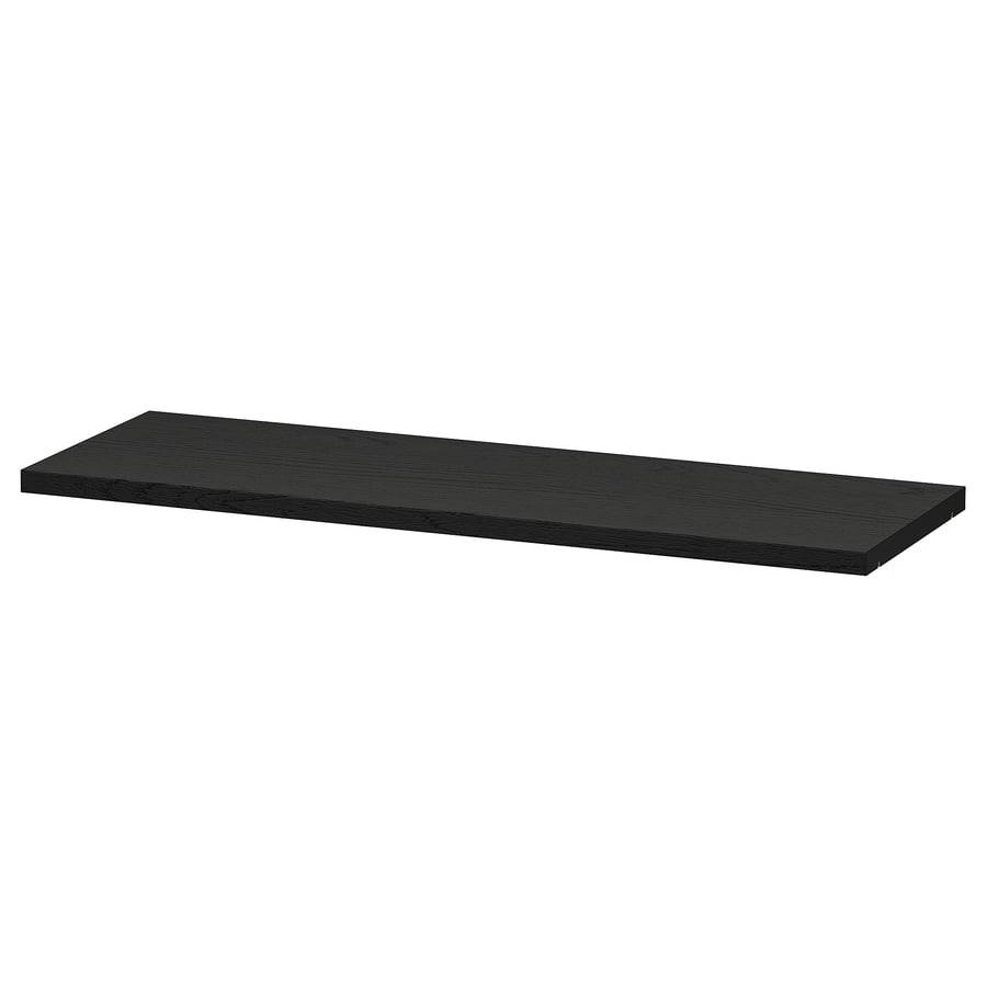 BILLY shelf, black oak effect, 76x26 cm IKEA Malaysia