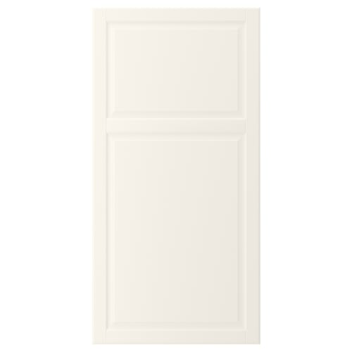 BODBYN off-white door with smooth, bevelled panels in classic design.