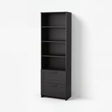 BRIMNES Bookcase, black, 60x190 cm