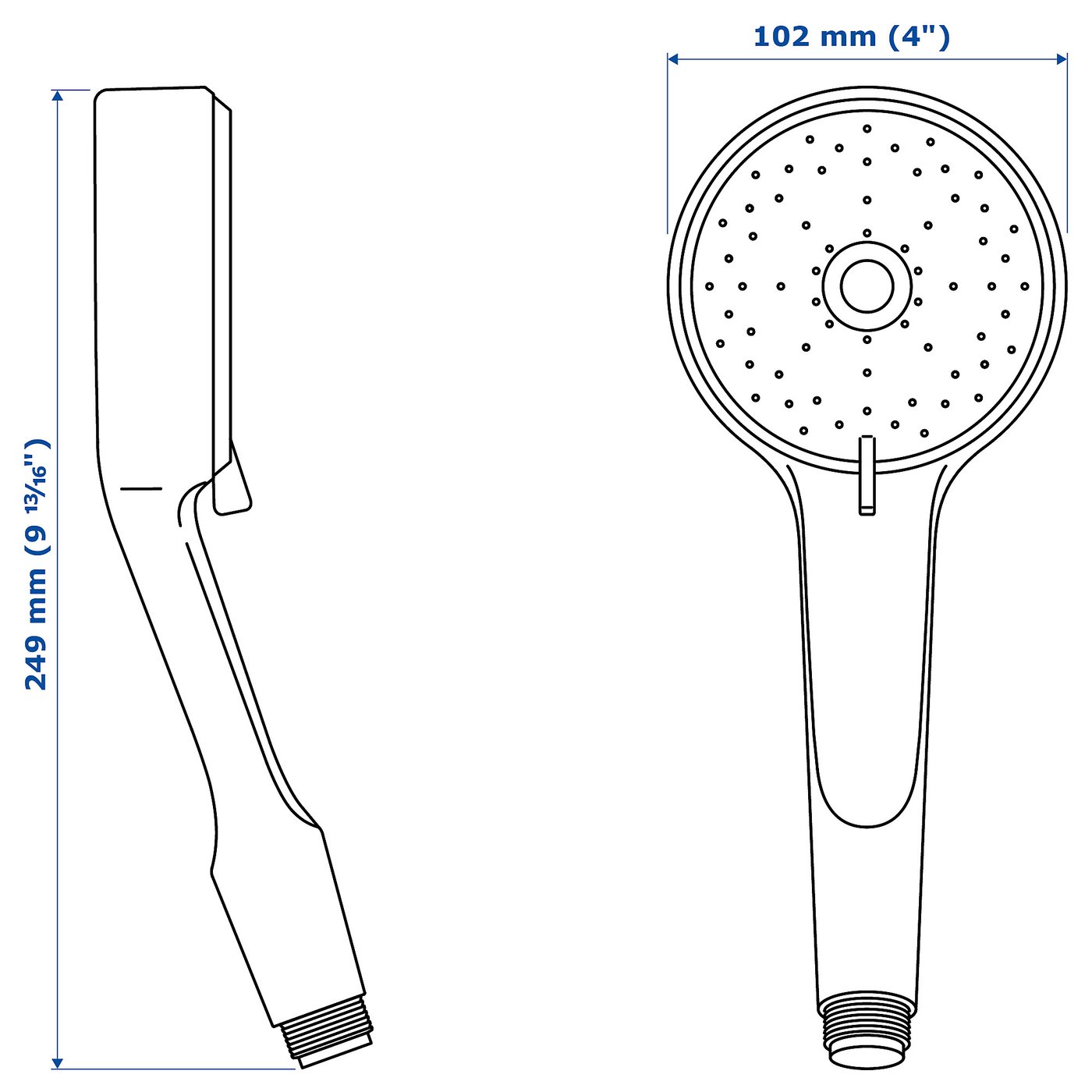 BROGRUND 5-spray handshower - chrome-plated — image 8