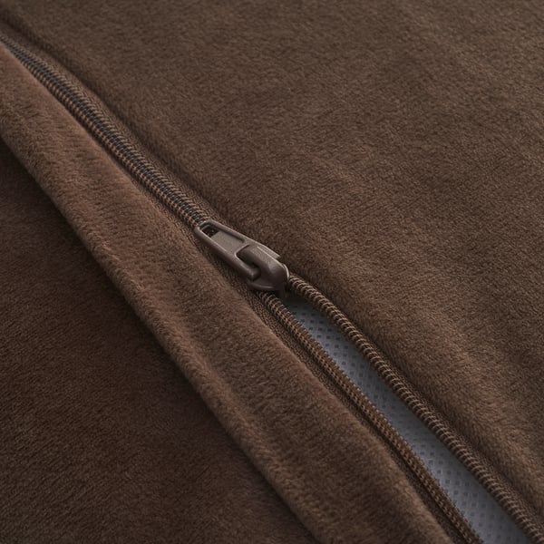 BULLERSKYDD Cushion cover, brown, 50x50 cm