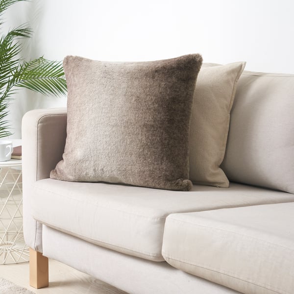 BULLERSKYDD Cushion cover, brown, 50x50 cm