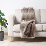 BULLERSKYDD Throw, brown, 130x170 cm