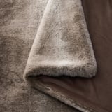 BULLERSKYDD Throw, brown, 130x170 cm