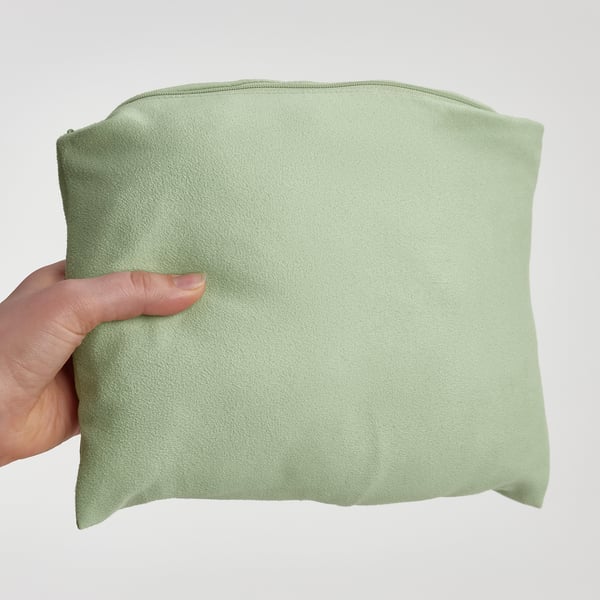 DAJLIEN Bath poncho with hood, light green, 110 cm
