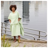 DAJLIEN Bath poncho with hood, light green, 110 cm