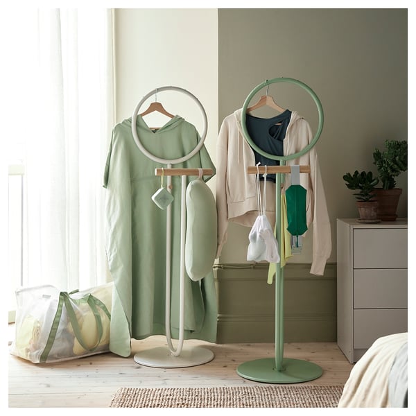 DAJLIEN Valet stand, white, 139 cm