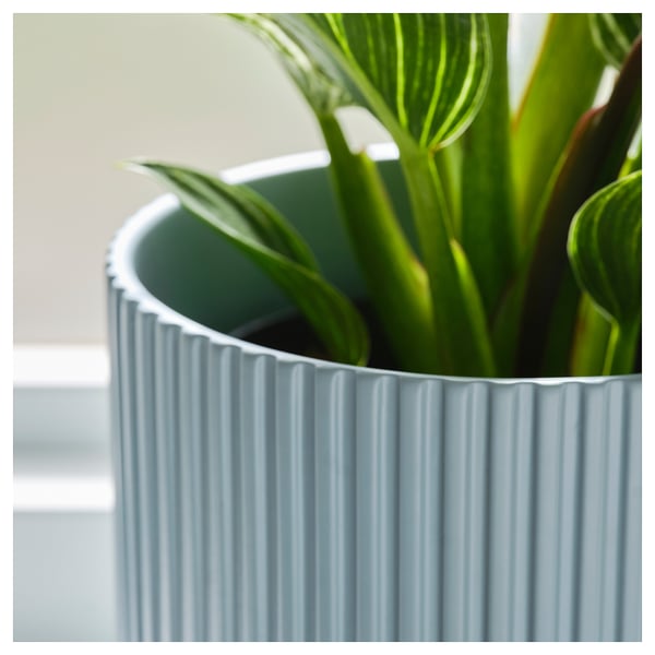 DAKSJUS Plant pot, set of 2, blue