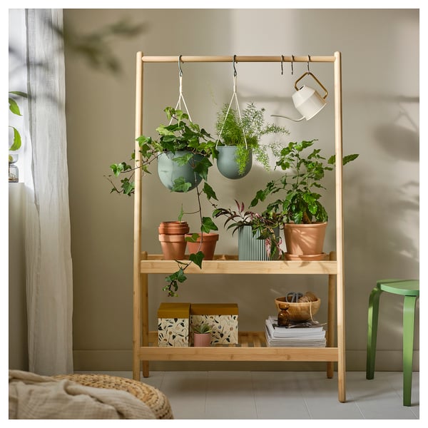 DAKSJUS Plant stand, bamboo, 144 cm
