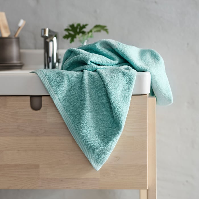 DIMFORSEN bath towel, turquoise, 70x140 cm IKEA Malaysia