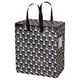 DRICKSA Bag, white/black, 47 l