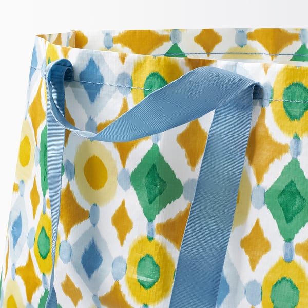 EKAÅN Carrier bag, large, multicolour, 57x37x39 cmx71 l