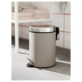 EKOLN Waste bin, beige, 3 l