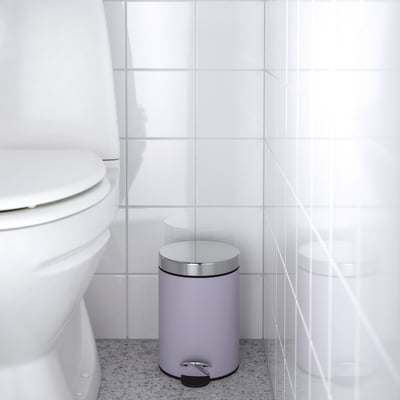 EKOLN waste bin, lilac, 3 l - IKEA Malaysia