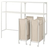 ENHET Storage combination, white, 160x30x129 cm