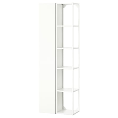 ENHET Storage combination, white, 60x32x180 cm