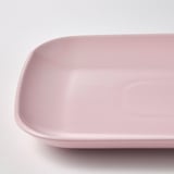 FÄRGKLAR Plate, matt light pink, 30x18 cm