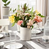 FALLENHET Vase, white, 16 cm