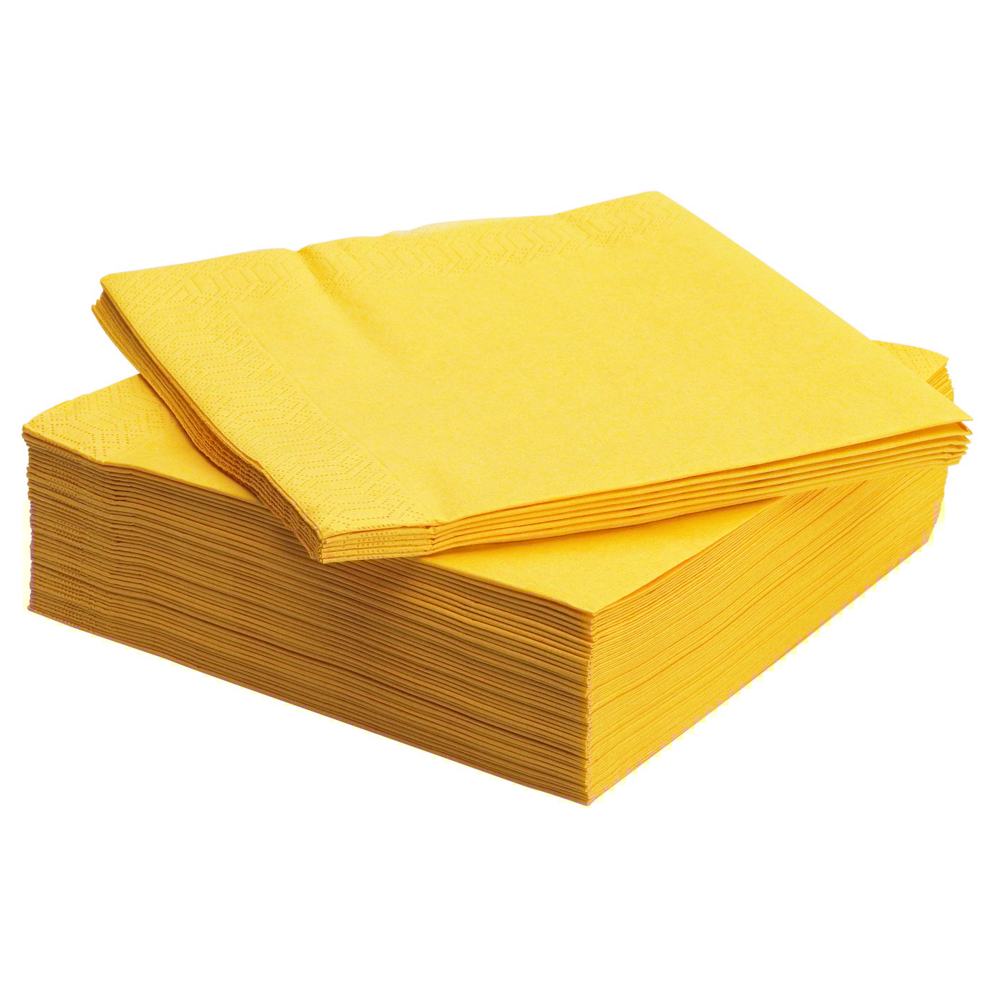 FANTASTISK Paper napkin yellow IKEA
