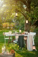 FEJAN Chair, outdoor, foldable white