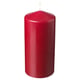 FENOMEN Unscented block candle, red, 14 cm