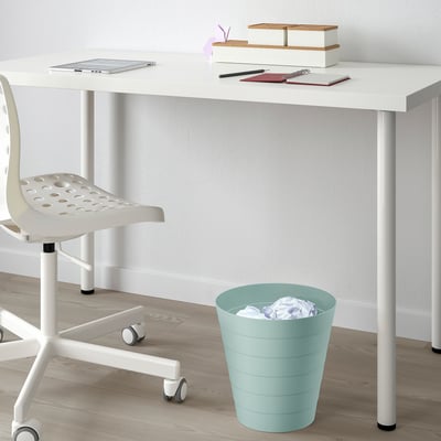 FNISS Waste bin, turquoise, 6.8 l