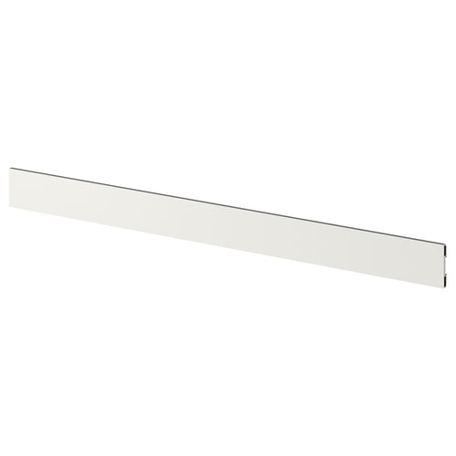 FÖRBÄTTRA, kitchen plinth, white, plastic foil, l-shape.
