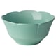 FÖSSTA Bowl, turquoise petals, 18 cm