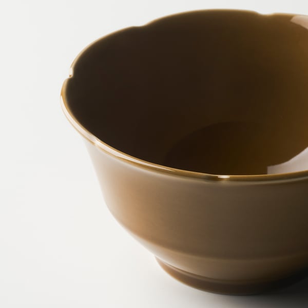 FÖSSTA Bowl, yellow petals, 13 cm
