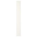 FORSAND Door with hinges, white, 25x229 cm