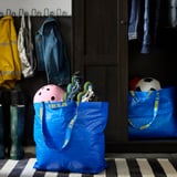 FRAKTA Carrier bag, medium, blue, 45x18x45 cm/36 l