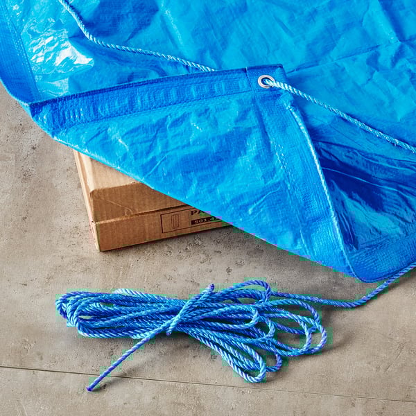 FRAKTA Tarpaulin rope, blue