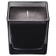FRAMFÄRD Scented candle in glass, pine/black, 8 cm
