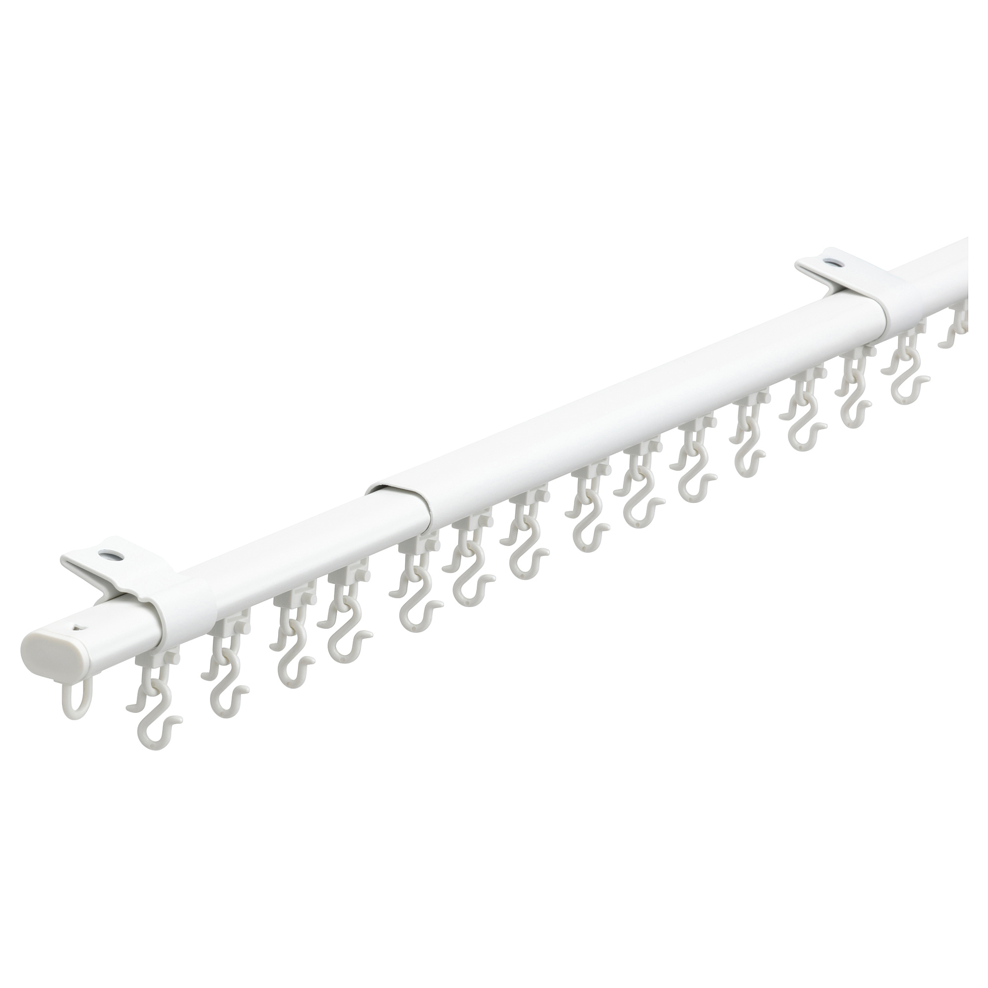 FRAMFUSIG Single track rail with gliders, white, 100180 cm IKEA