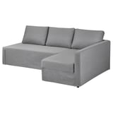 FRIHETEN Protective cover f corner so, right, Vissle grey