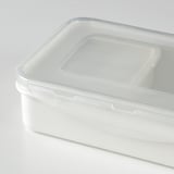 FULLASTAD Lunch box, white, 20x13x5 cm