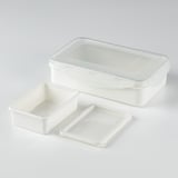 FULLASTAD Lunch box, white, 20x13x5 cm