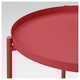 GLADOM Tray table, red, 45x53 cm