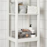 GODMORGON Mini chest with 2 drawers, smoked, 23x19x9 cm