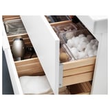 GODMORGON / ODENSVIK Wash-stand with 2 drawers, white/Dalskär tap, 63x49x64 cm
