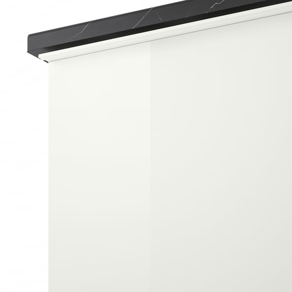 GODMORGON/TOLKEN / HÖRVIK Wsh-stnd w countrtop 45x32 wsh-bsn, high-gloss white/black marble effect Brogrund tap, 102x49x72 cm