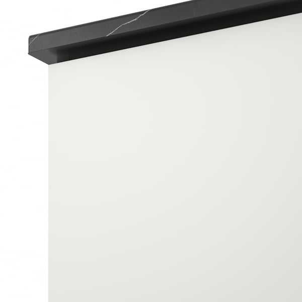 GODMORGON/TOLKEN / HÖRVIK Wsh-stnd w countrtop 45x32 wsh-bsn, white/black marble effect Brogrund tap, 82x49x72 cm